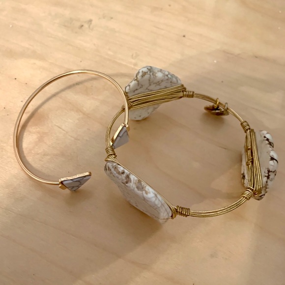 Two marble bracelets sold as a pair - Picture 1 of 7